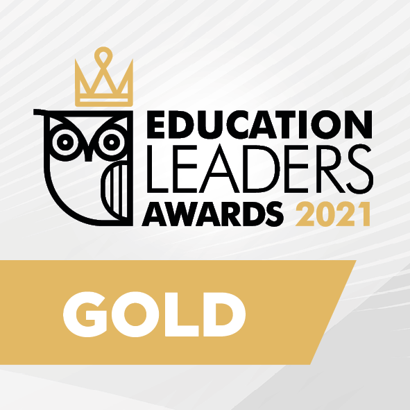 education awards stickers 2021 GOLD